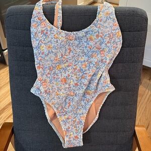 Scrunchy Floral J.Crew Swimsuit